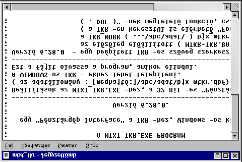 - 14 - Az adatállomány adatbázis ( TERMEK - FORGALOM ) szöveges formában való elıállításhoz a beállításokat ebben a fájlban ( \tkr_r6\exe\mtxt_tkr.ini ) lehet elvégezni.