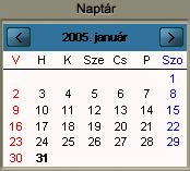 Összes törlése: minden, a kiválasztott dátumot megelőző bejegyzést töröl. Nyomtatás: kiválasztott dátumhoz tartozó bejegyzéseket nyomtatja. Frissítés: frissíti a bejegyzéseket.
