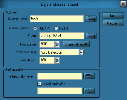 3.2.2.c. Szöveg keresése Az alábbi ablakban adott szövegre kereshet rá: Referencia: adja meg a keresni kívánt szöveget. Időintervallum: adja meg a keresési időintervallumot.