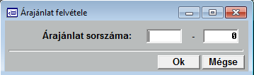 felvéve, a rendszer segítséget ad az azonnali partnertörzs bővítéshez. A partnertörzsből az adatok csak akkor kerülnek át, ha a kód rögzítése után Enter billentyűt nyom.