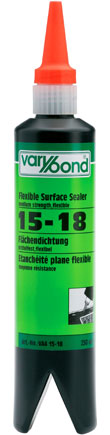 VARYBOND Type15-18 Csomagolási egység: 10 x 250ml Felület tömítı általános, aluminium és acél stabil felületeinek tömítésére. Közepes szilárdságú, rugalmas felülettömítı.