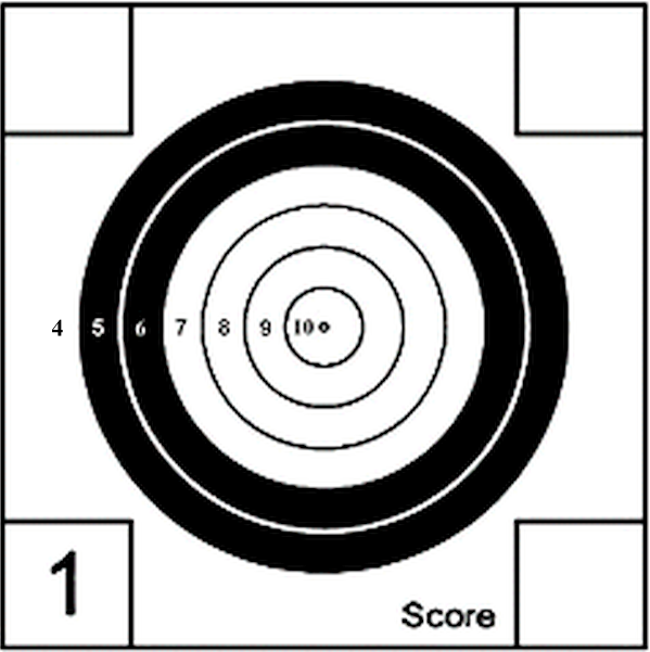 5 Lövedékek: - standard: max 5,65mm-es ólomtartalmú lövedék - open: max. 5,65mm-es tetszőleges összetételű, egyedi gyártású is lehet, de nem tiltott vagy veszélyes anyagú. Széljelzők - a lövő max.