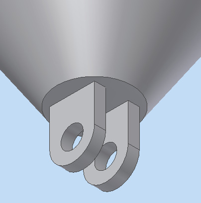 Part 02 Applying part modeling 3 Program independent 6) Create the inner part of the ear (6 mm) by applying the earlier