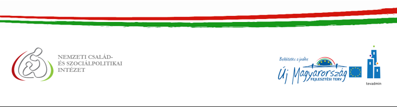 Bagyinszki Zoltánné Megalapozó tanulmány a TÁMOP 5.4.1.