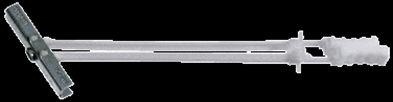 HTB üreges falba való fémhorgony HTB könnyű fémhorog Horgonytípusok HTB Előnyök - Különösen alkalmas üreges alapanyagokhoz - Meggyőzően egyszerű elhelyezés - Műszakilag tökéletes, 92 mm rögzítési