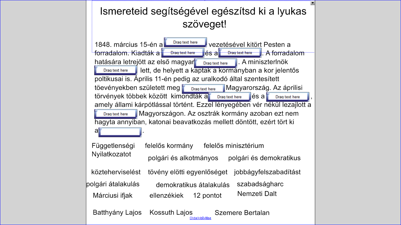 tipizálásából fogok kiindulni. 33 Feladatok zártak, elsősorban összefoglalást ismétlést segítik elő, de külön-külön egy-egy leckébe is beépíthetők lennének.