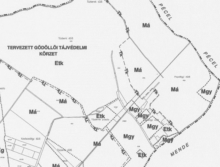 alapját is képezi. Továbbá új erdőterületeket jelöl a TSZT javaslat, olyan beerdösülő faállománnyal rendelkező összefüggő területeken, melyek az előzőekhez is szervesen kapcsolódnak.