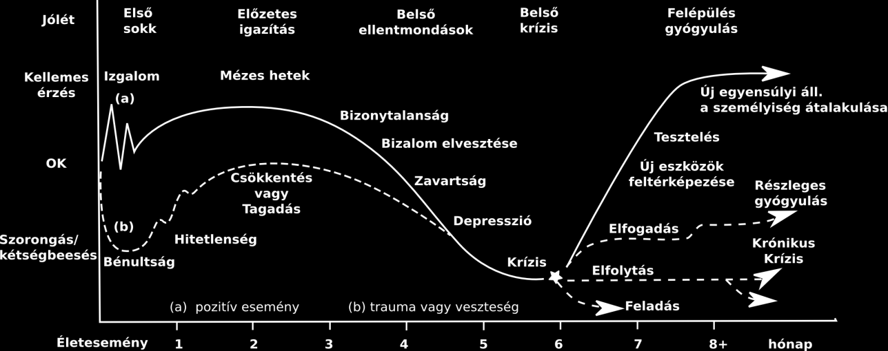 konfrontálódni, a veszélyeztető helyzet nem elkerülhető 3. A személy számára kitüntetett fontosságú a helyzet 4. Ezek fenyegető jellege mindennél fontosabb pszichológiai problémává válik számára 5.