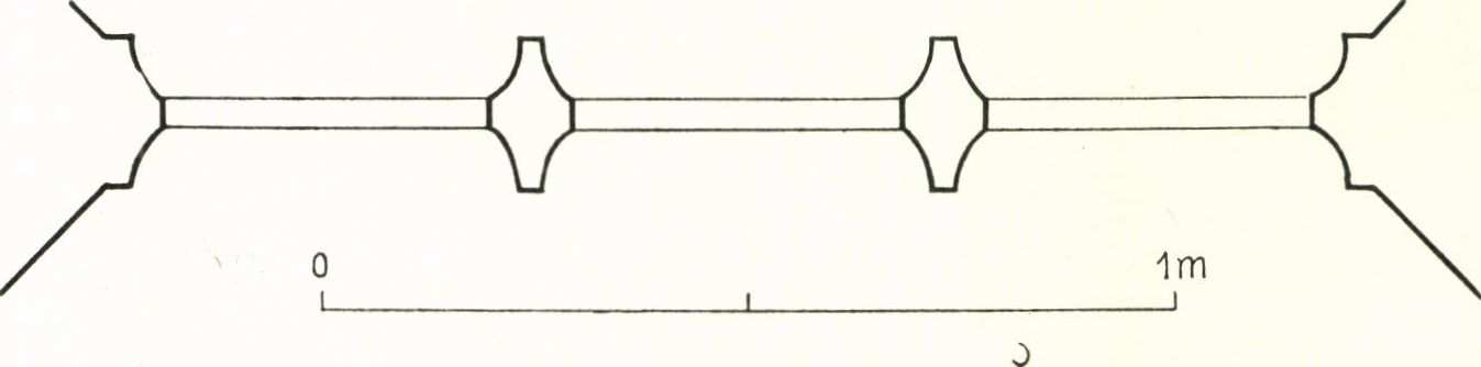 2. kép. A templomszentély mérműves ablakának rekonstrukciója (Felmérte és a rekonstrukciót készítette Horler Miklós) Рис. 2.