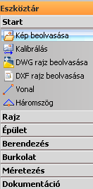 Előkészületek 9 Hogyan használja az eszköztárat? A képernyő bal oldalán található Eszköztár lesz a munka központi eleme.