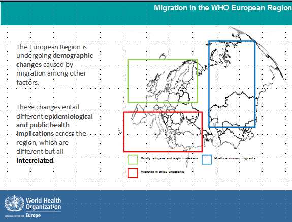 77 millió a migránsok becsült száma Nyugat- és s Közép- K Európában ban, több mint a fele EU-n kívüli országokból. WHO 2015.08.26. Évi 1 millió a nettó bevándorl ndorló.