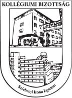 Első rész Széchenyi István Egyetem Kollégiumai 1. Általános rendelkezések 1. Jelen Szervezeti és Működési Szabályzat (továbbiakban: SZMSZ) hatálya kiterjed a.