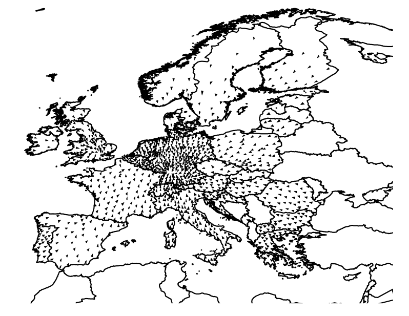 Tóth Géza Nagy Zoltán 26 A jelenlegi gravitációs térszerkezet elemzését elvégeztük alacsonyabb területi szinten is (NUTS3), az ábrán szereplő nyilak az elmozdulások irányát mutatják.