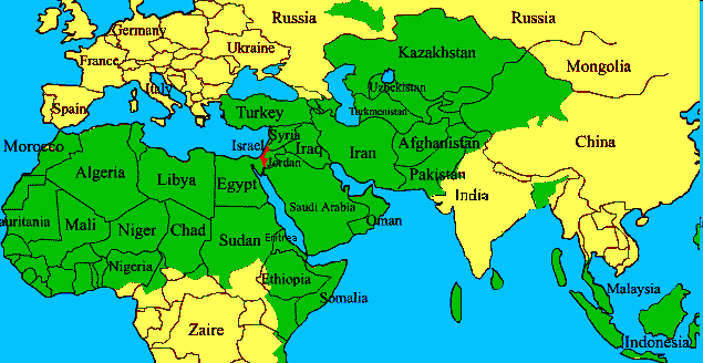Az arab világ országai