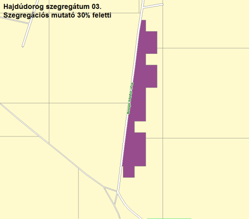 3.6.3. Szegregátum-3 Veszélyeket rejt az életfeltételek, a megélhetési lehetőségek szűkülése. A tartós munkanélküliség felerősítheti az underclass viselkedési formák elterjedését.