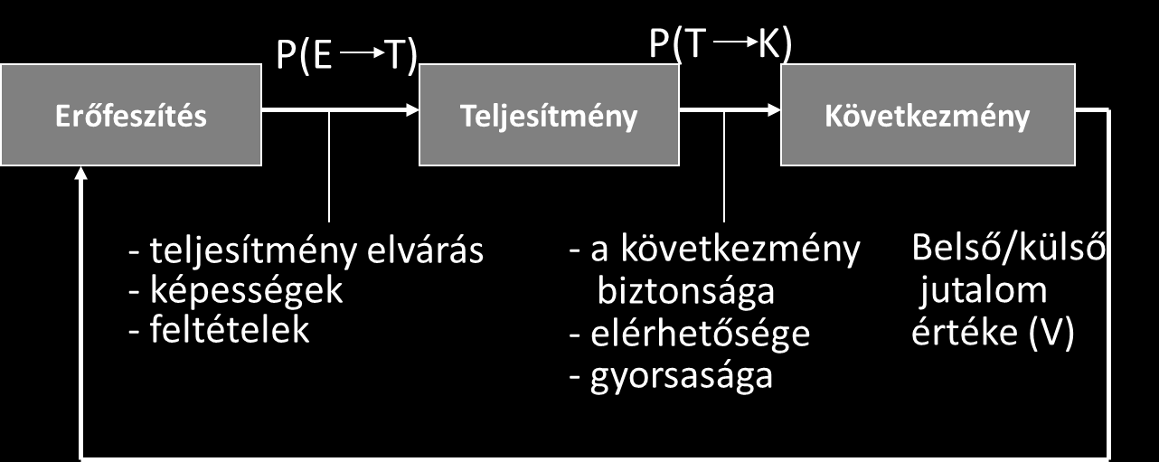 Vroom elváráselmélete P(E T)