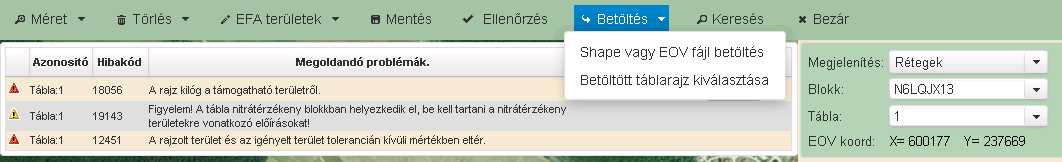 Ebben az esetben az állomány ne tartalmazzon meg nem engedett karaktereket illetve ékezetes betűket.