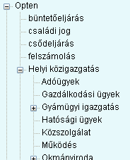 13 Dokumentumtár A Dokumentumtár két részből áll.