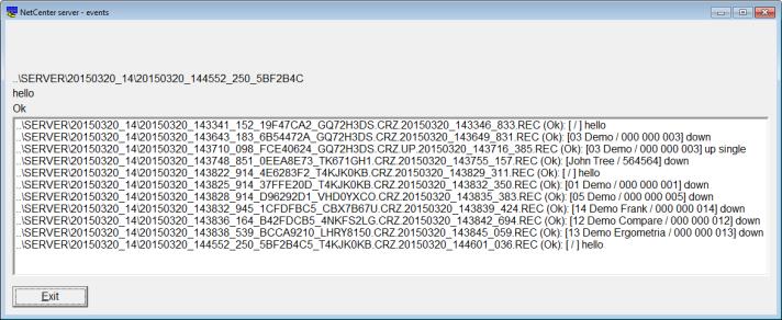 Kiszolgáló oldal (szerver): A központi gépen a Cardiax programot a netserver paraméterrel kell indítani. Ekkor a Cardiax betölti a "Crx Server Agent" háttérprogramot (ágenst).