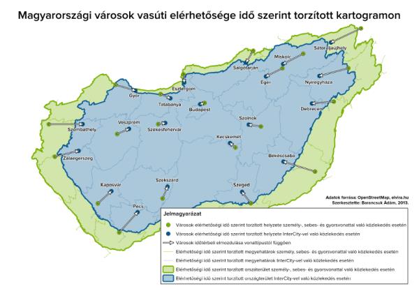 1.2 A torzított kartogramok speciális típusai Pszeudo-kartogramok A földrajzi alapú torzított kartogramok egyedi példái a pszeudo- vagy álkartogramok.