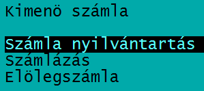 S z á m l á z á s v e v ő - s z á l l í t ó n y i l v á n t a r t á s ( U J V S Z ) 14 4.6.