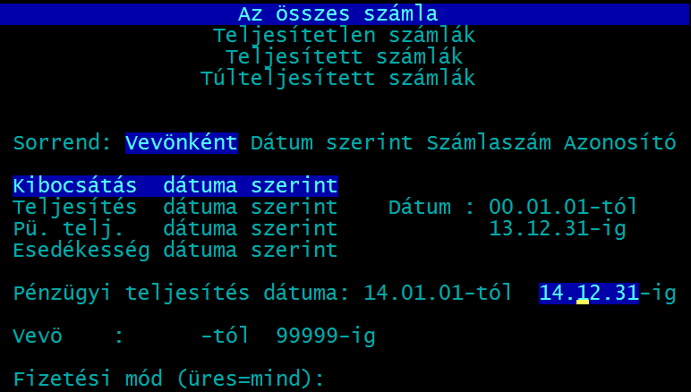 S z á m l á z á s v e v ő - s z á l l í t ó n y i l v á n t a r t á s ( U J V S Z ) 23 További kérdések Egyéb azonosító adatok nyomtatása a 2. sorba?