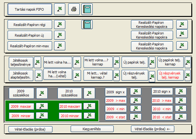 10. ÁBRA: AZ ACCESS ÉS VISUAL BASIC SEGÍTSÉGÉVEL KINYERT MEGMUNKÁLT EXCEL TÁBLÁK ACCESS ŐRLAP NÉZETE 3.