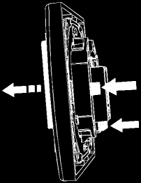 G02399A G02398A G02397A 3.2.3 Termosztát csatlakoztatása a vezérlőhöz Termosztát csatlakoztatása a vezérlőhöz: 1. Csatlakoztassa a termosztát kábelének két vezetékét az 1 és 2 