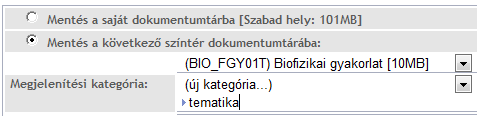 Dokumentumok feltöltése, kezelése A megosztani kívánt dokumentumokat elhelyezheti közvetlenül a színtérben, vagy létrehozhat saját dokumentumtárat, ahonnan bármelyik színtérbe becsatolhatja a