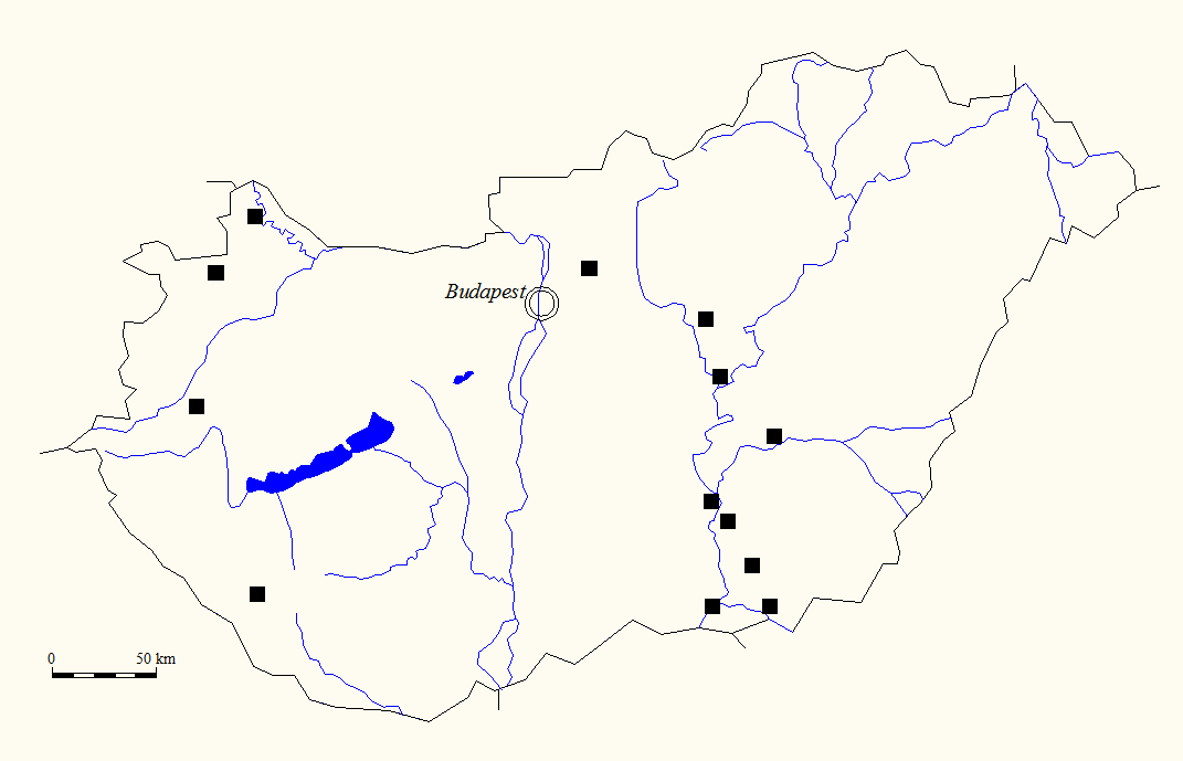 Geotermikus városfűtések Működő rendszerek (2005 előttiek)