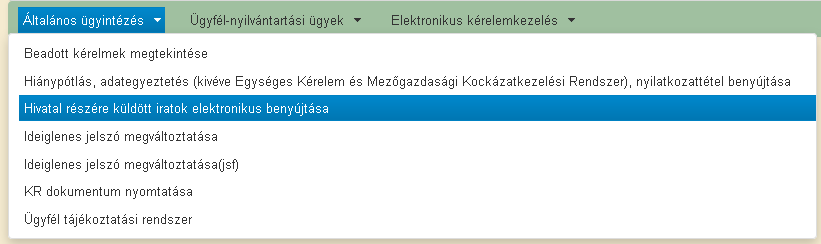 Szűrési feltételek: Ahol jelölő négyzet van ott egyszerre több feltételt is be lehet állítani.