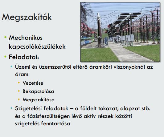 2. Megszakítók feladatai,