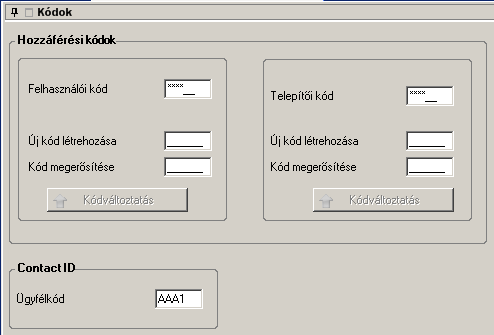 Vezetékes vonal jellemzői Behatolásjelző panel jellemzői Csoport Agora-Group Kft. 3.5.