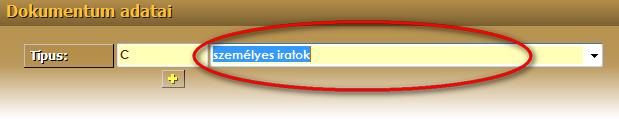Megjegyzés: ugyanaz a dokumentum több típuskategóriába is besorolható és a keresések során a program mindegyik besorolást figyelembe veszi.