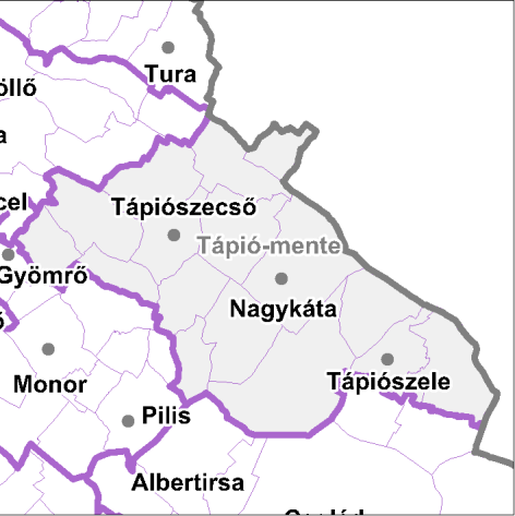 Stratégiai Program munkarész b) projektcsomag: Tápió mente (nagykátai) térség fejlesztése [GD3.