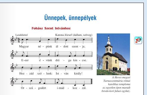 23. ábra Könyvrészlet médiaelemre való hivatkozással a margón Nagy mennyiségű különböző Eszközökkel és Játékokkal lehet fejlesztve színesíteni az órákat illetve sok segédszolgáltatás áll a tanár