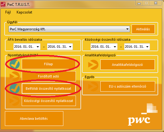 Megjegyzés A program könyvtárában a Templates mappában található Microsoft Excel fájlok mintául szolgálnak.