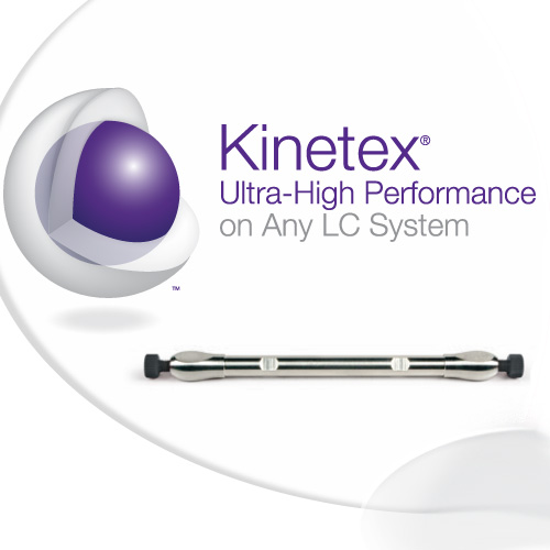 Kinetex UHPLC-s teljesítmény minden HPLC készüléken Bevezetés A Kinetex kéregszerkezetes kolonnák előnye, hogy gyorsabb analízist tesznek lehetővé.