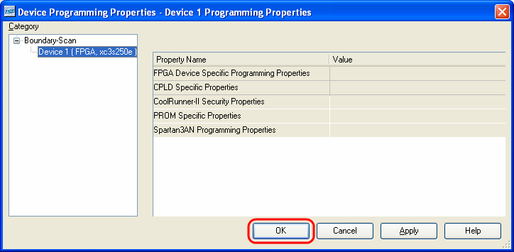 Konfigurációs fájl létrehozása BIT fájl: Processes Generate Programming File SVF fájl: Processes Config. Target Device Manage Cfg.