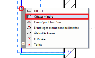 Állítsa be az alábbi tulajdonságokat Keresztmetszeti profil lap keresztmetszeti profil: téglalap (magasság: 10 cm, szélesség: 2 cm) anyag: egger_h1145_st10_natural_bardolino_0 Tolja el a díszlecet a