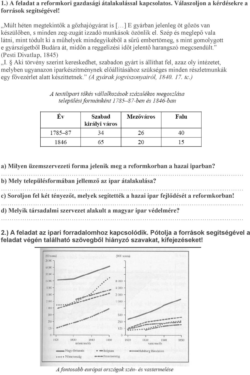 Szép és meglepő vala látni, mint tódult ki a műhelyek mindegyikéből a sűrű embertömeg, s mint gomolygott e gyárszigetből Budára át, midőn a reggelizési időt jelentő harangszó megcsendült.