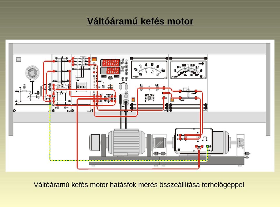 mérés összeállítása