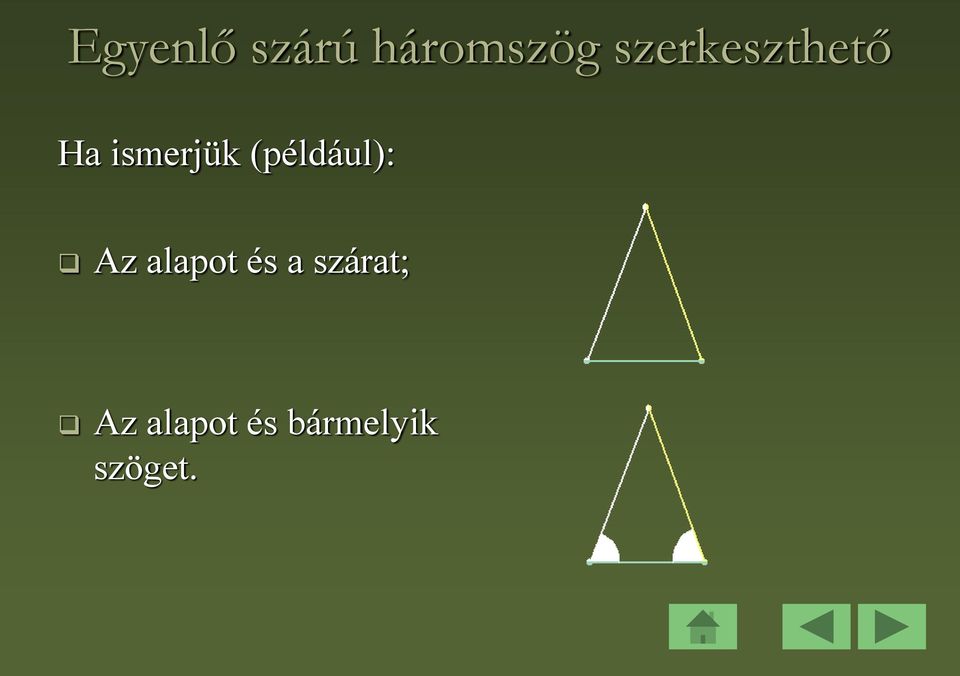 (például): Az alapot és a