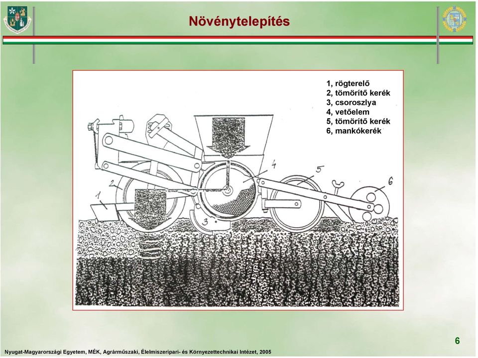 csoroszlya 4, vetőelem