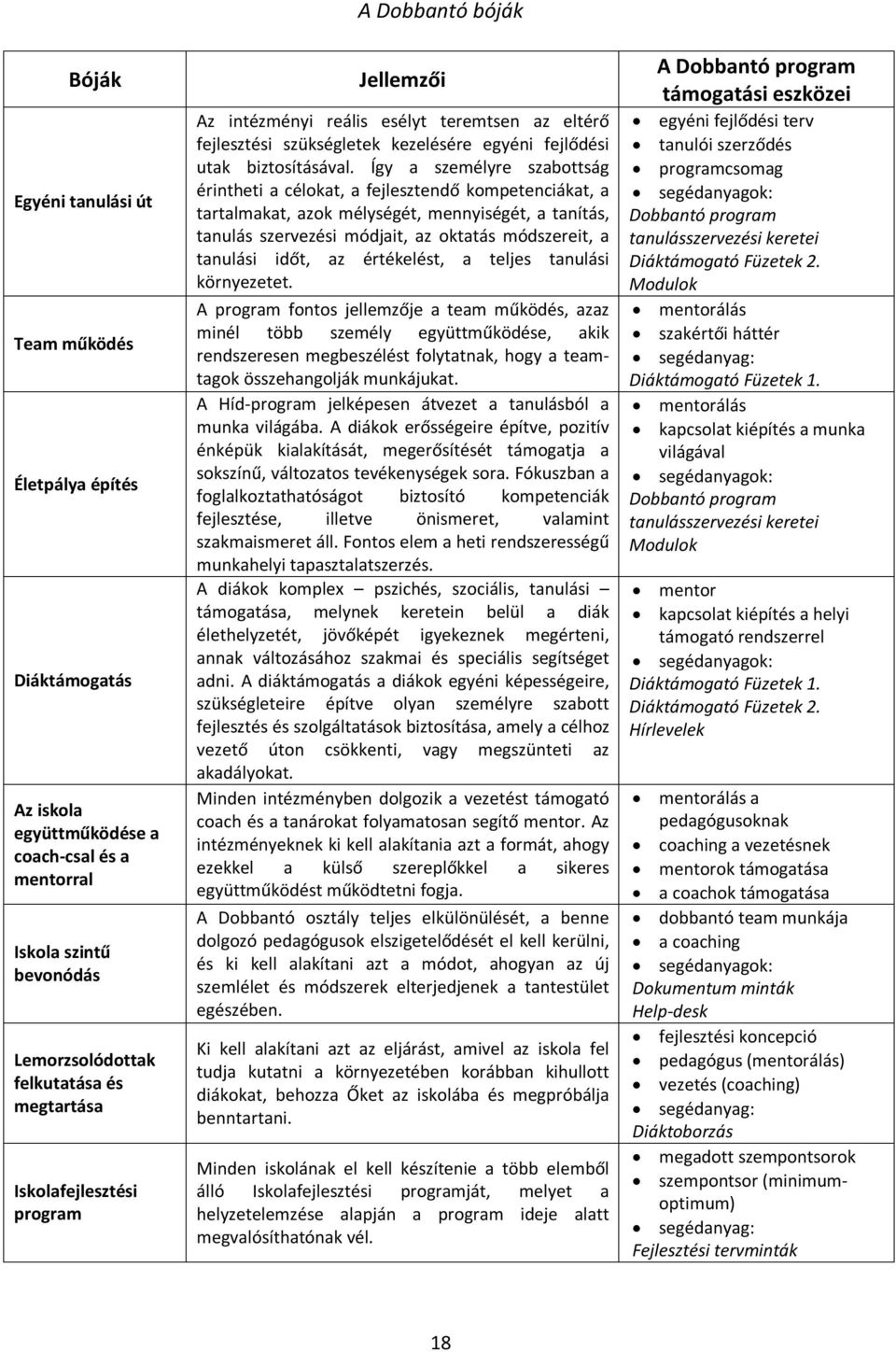 Így a személyre szabottság érintheti a célokat, a fejlesztendő kompetenciákat, a tartalmakat, azok mélységét, mennyiségét, a tanítás, tanulás szervezési módjait, az oktatás módszereit, a tanulási