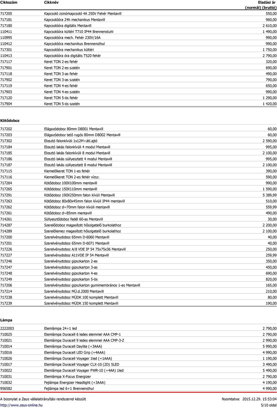 Fehér 230V/16A Kapcsolóóra mechanikus Brennensthul Kapcsolóóra mechanikus kültéri Kapcsolóóra óra digitális T520 fehér Keret TON 2-es fehér Keret TON 2-es szatén Keret TON 3-as fehér Keret TON 3-as