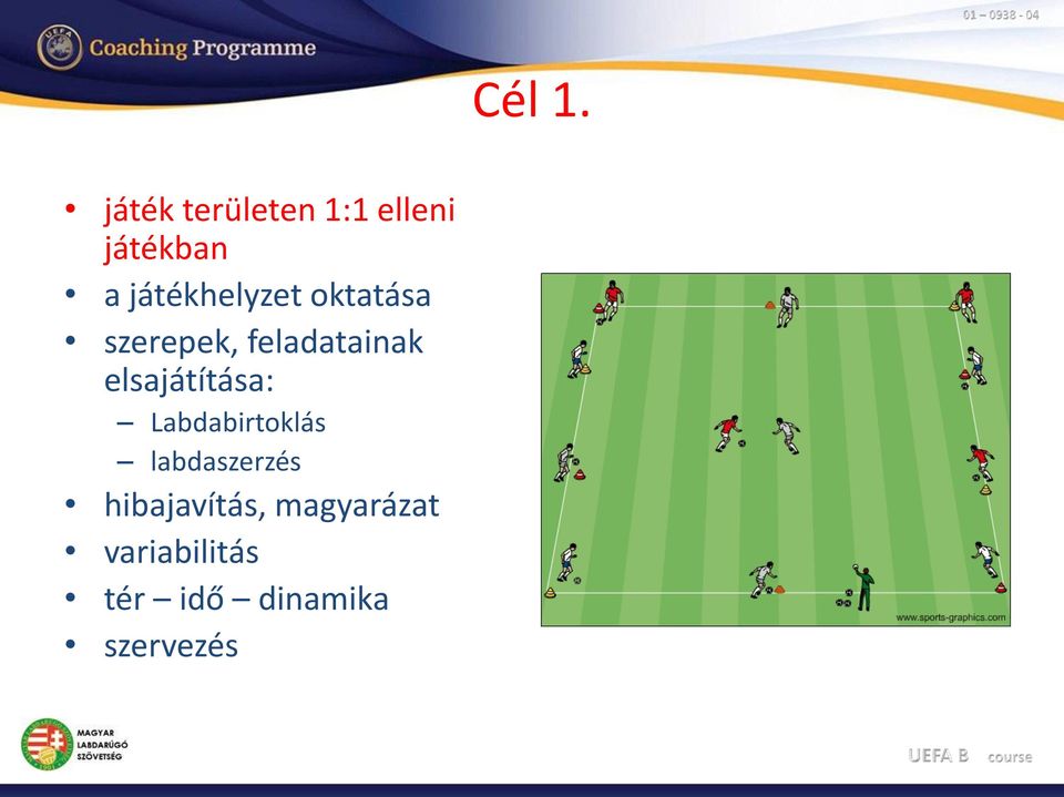 elsajátítása: Labdabirtoklás labdaszerzés