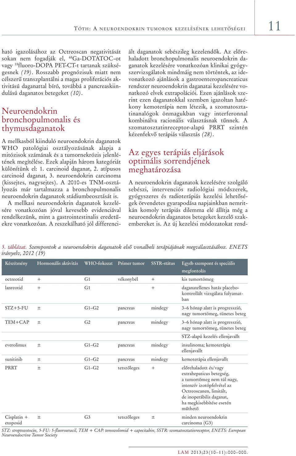 Neuroendokrin bronchopulmonalis és thymusdaganatok A mellkasból kiinduló neuroendokrin daganatok WHO patológiai osztályozásának alapja a mitózisok számának és a tumornekrózis jelenlétének megítélése.