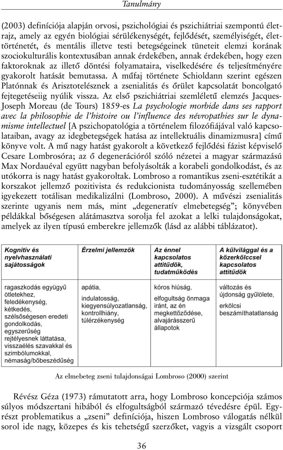 teljesítményére gyakorolt hatását bemutassa. A mûfaj története Schioldann szerint egészen Platónnak és Arisztotelésznek a zsenialitás és õrület kapcsolatát boncolgató fejtegetéseiig nyúlik vissza.