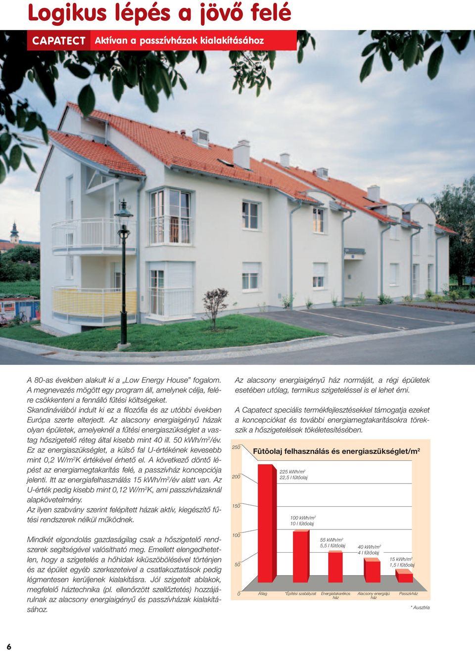 Az alacsony energiaigényű házak olyan épületek, amelyeknél a fűtési energiaszükséglet a vastag hőszigetelő réteg által kisebb mint 0 ill. 50 kwh/m 2 /év.